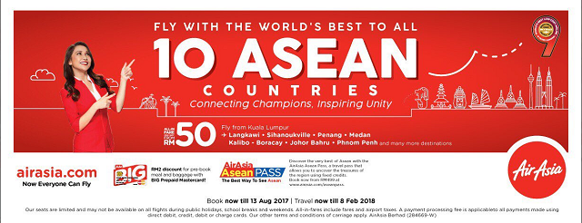 Twitter / Aziz Laikar AirAsia is the only airline that flies directly to all ten ASEAN countries.
